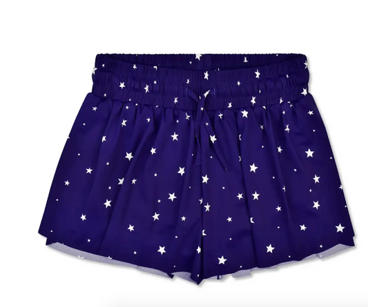 Navy Star Butterfly Shorts