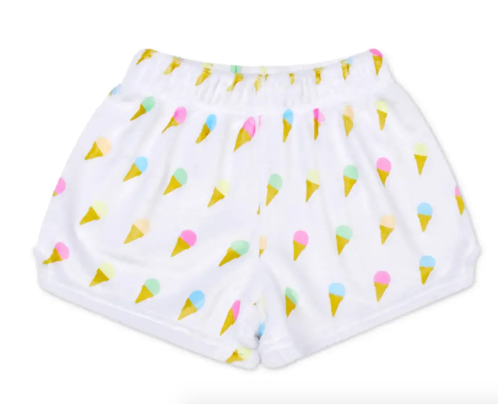 Sweet Scoops Plush Shorts