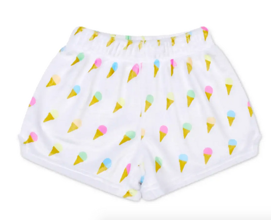 Sweet Scoops Plush Shorts