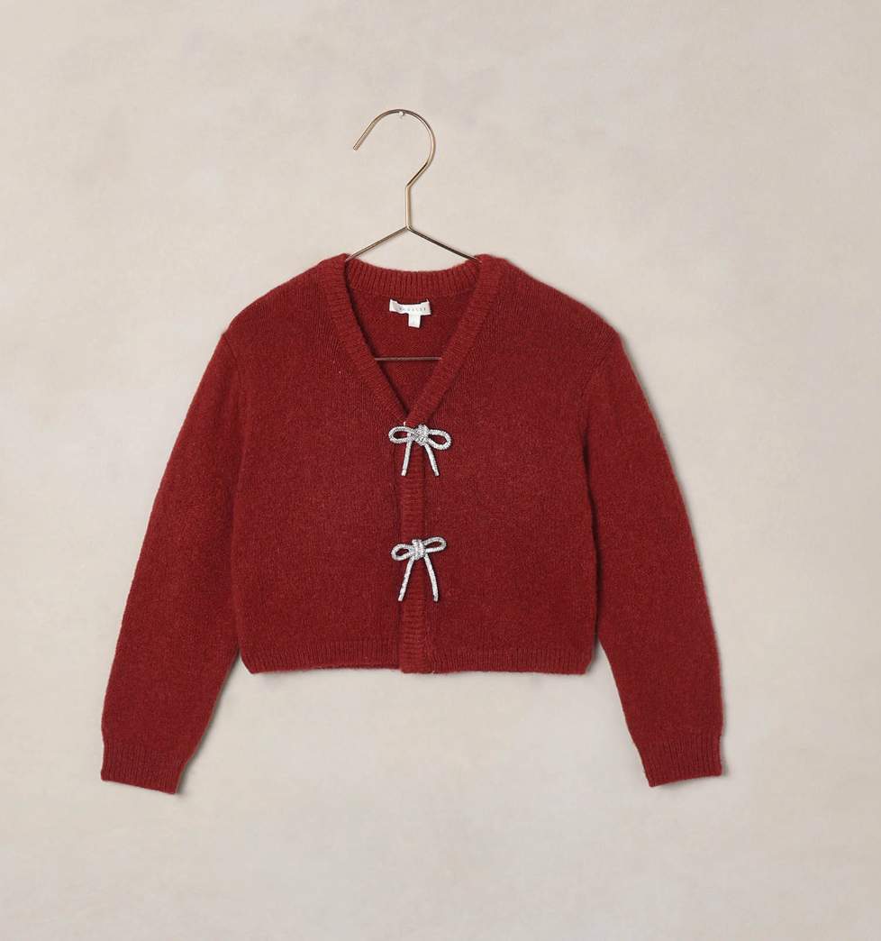 Bow Cardigan | Ruby