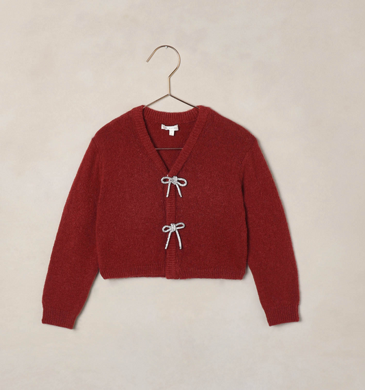 Bow Cardigan | Ruby