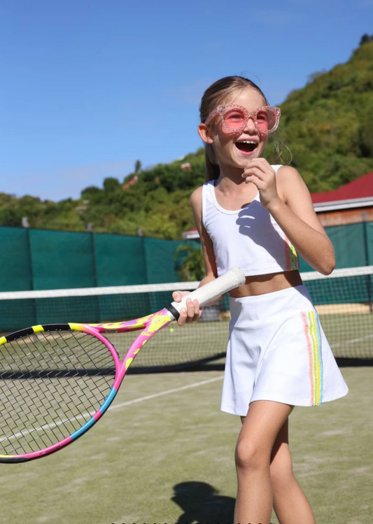 Rainbow Sherbet Sequin Tennis Set