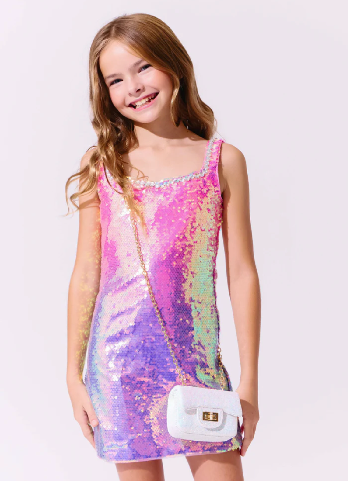 Sunset Ombre Shimmer Dress