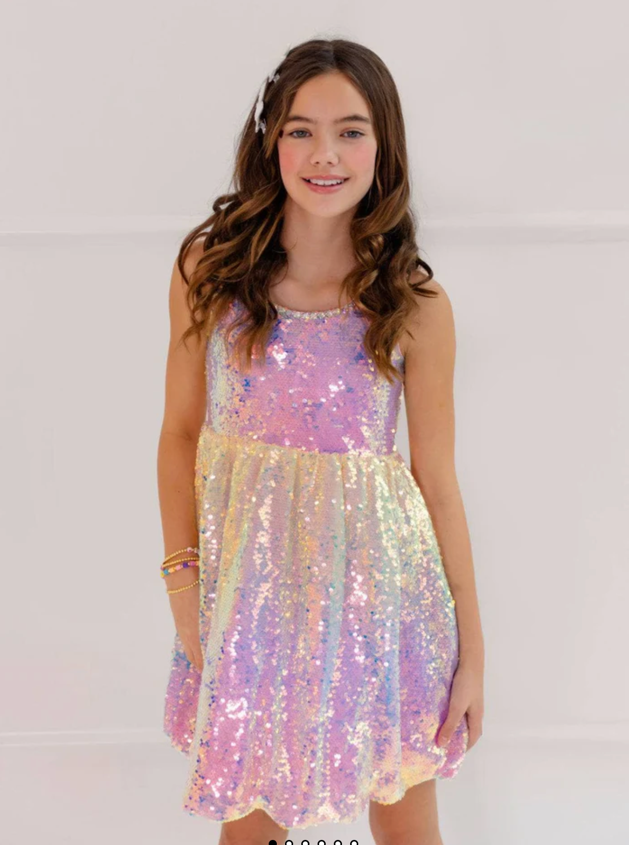 Sparkle Ombre Rainbow Dress