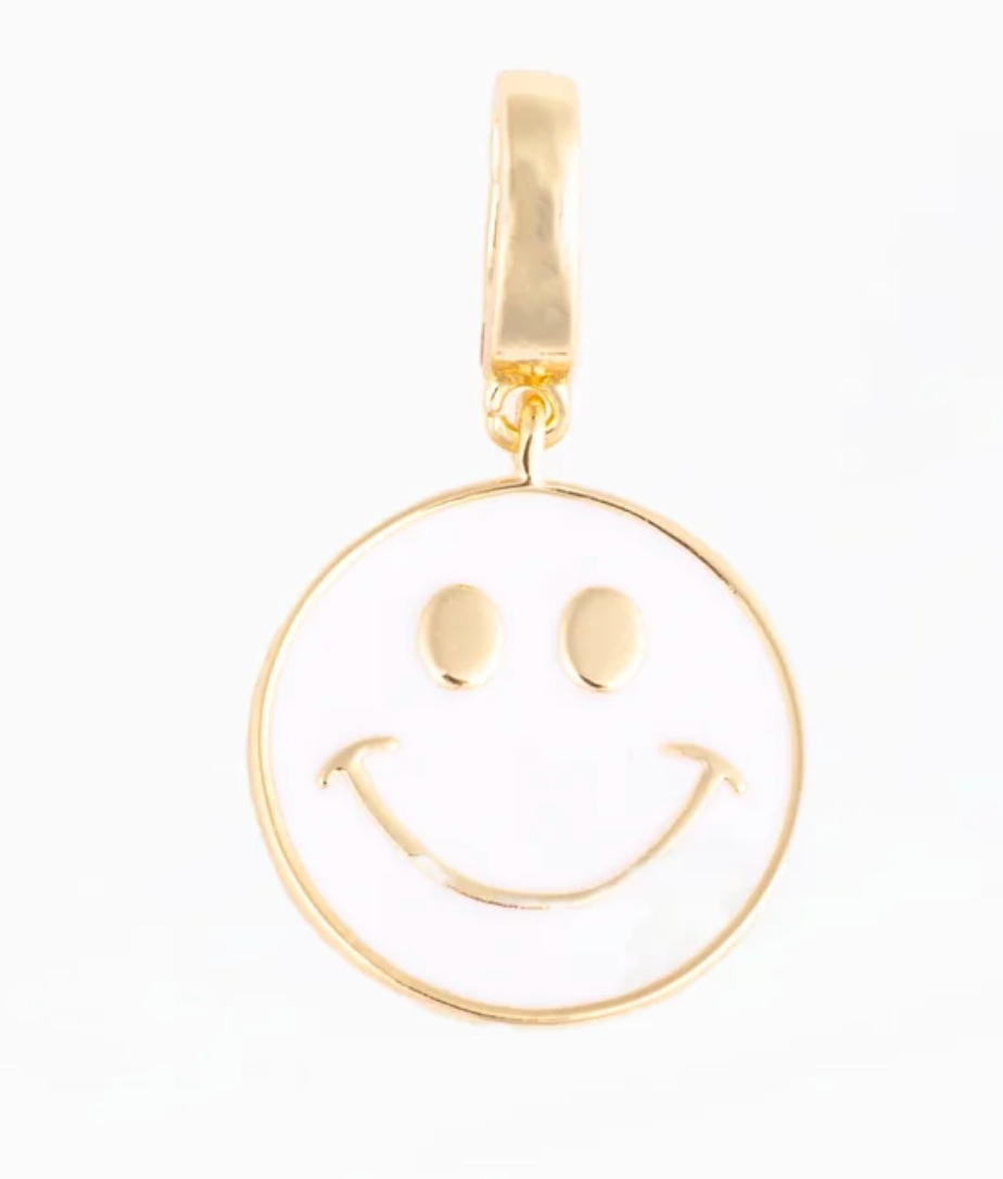 MM Charm | White Smiley
