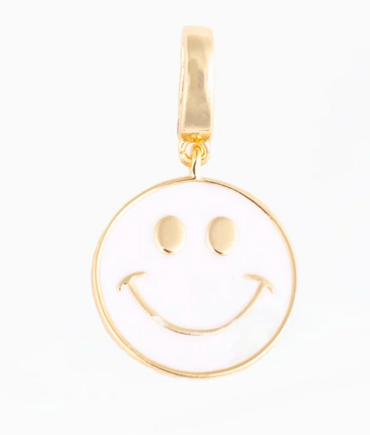 MM Charm | White Smiley