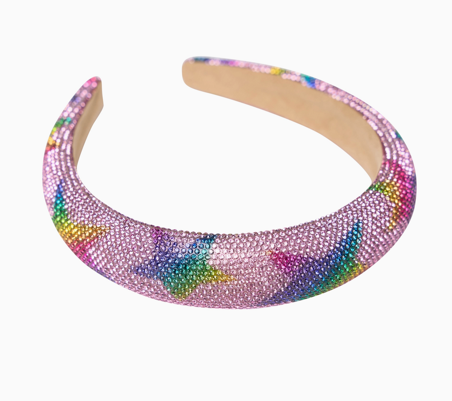 Rhinestone Rainbow Star Headband