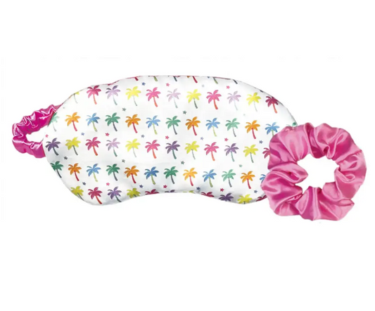 Palm Paradise Eye Mask & Scrunchie Set