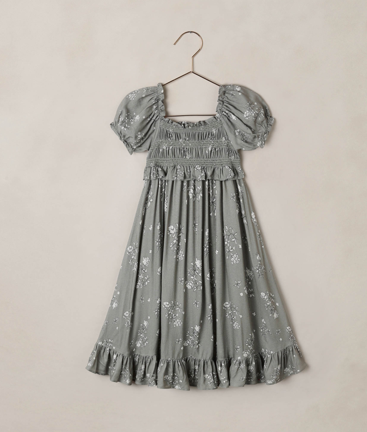 Maggie Dress | Eucalyptus French Floral