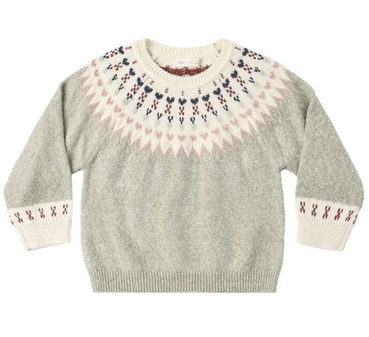 Fair Isle Sweater | Sage