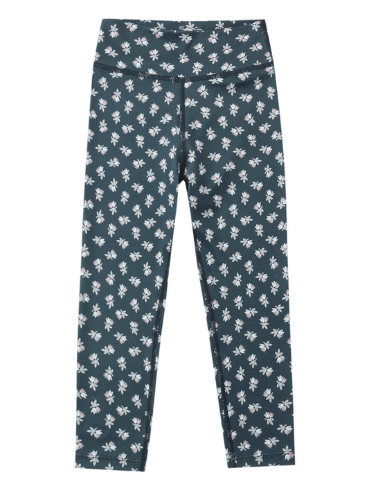 Basic Legging | Blue Blooms