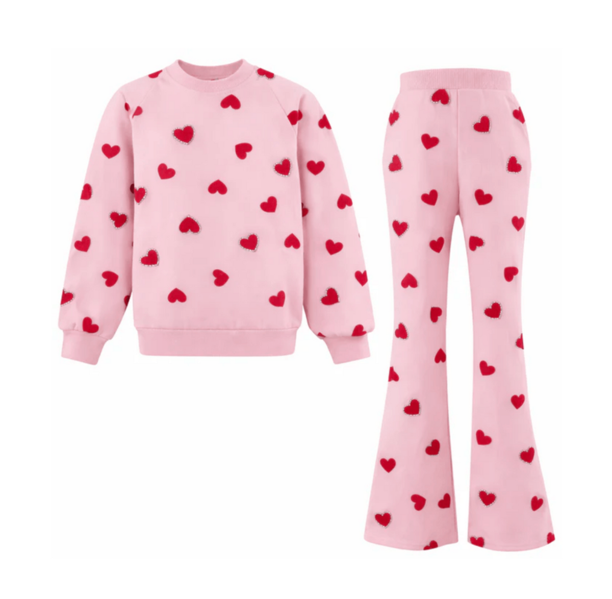 Pink Sparkle Sweetheart Lounge Set
