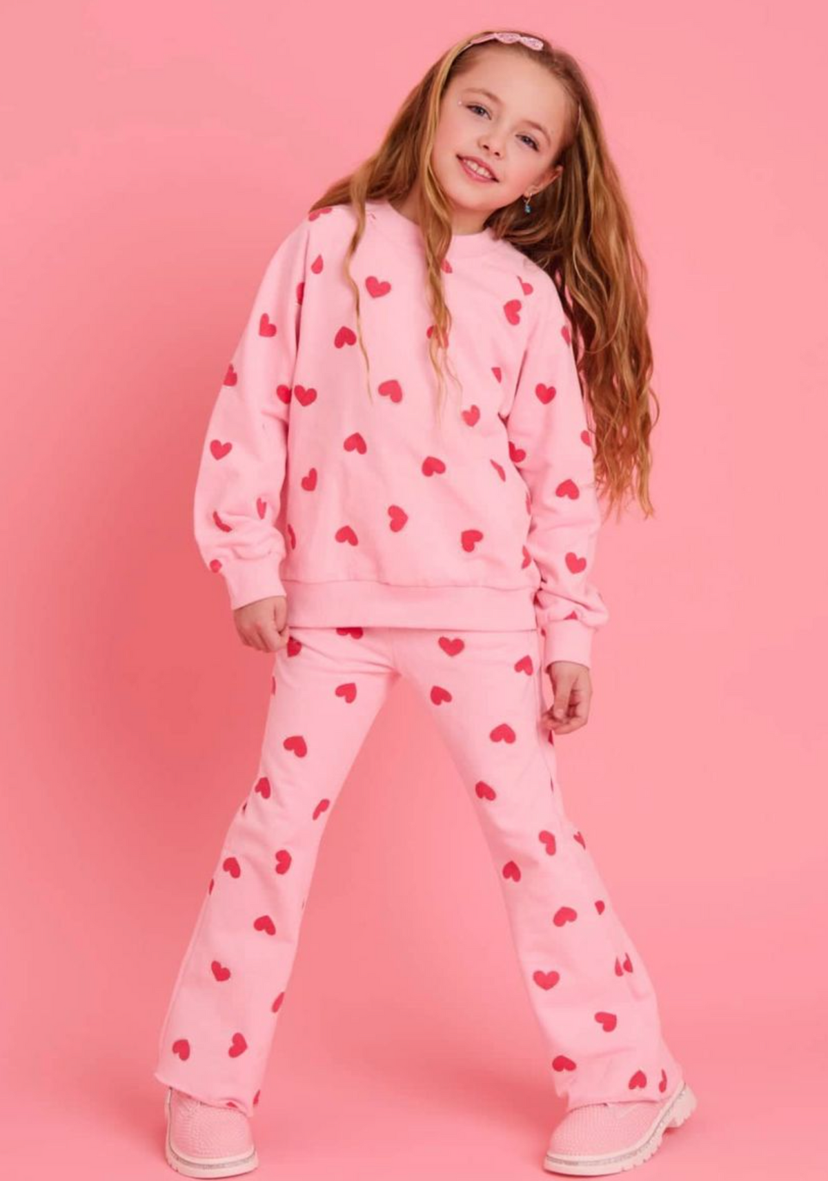 Pink Sparkle Sweetheart Lounge Set