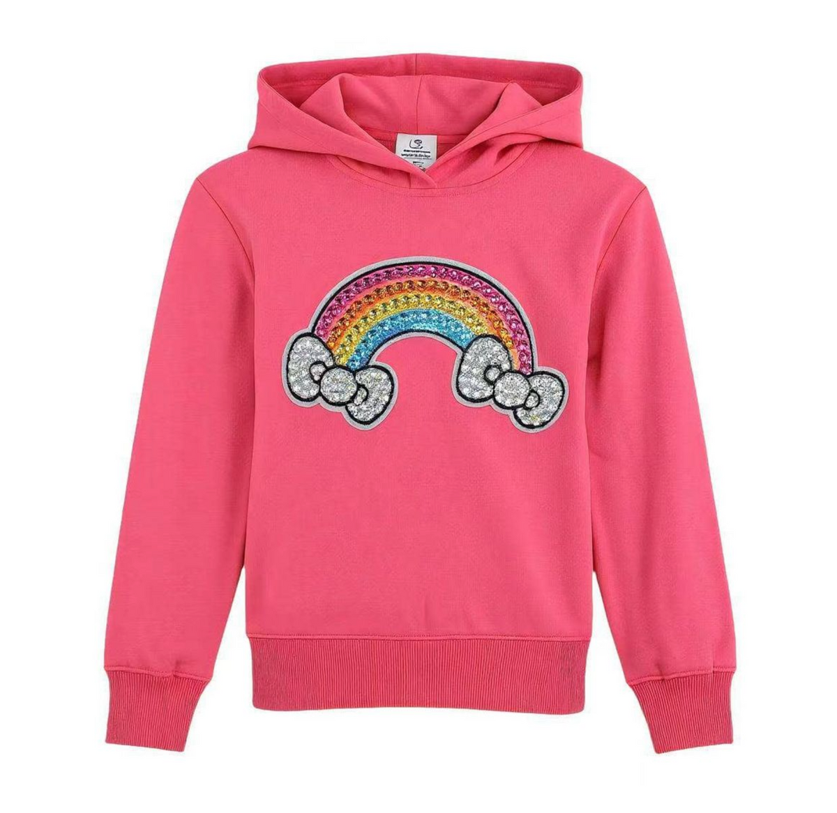 Rainbow Bows Gem Hoodie