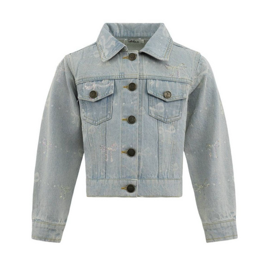Sparkle Bows Denim Jacket