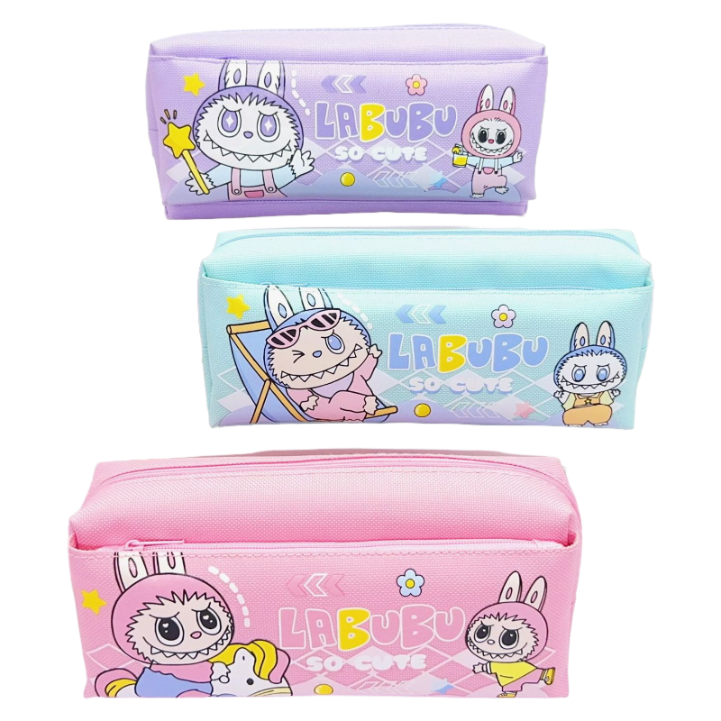 Large Labubu Pencil Case | Pink