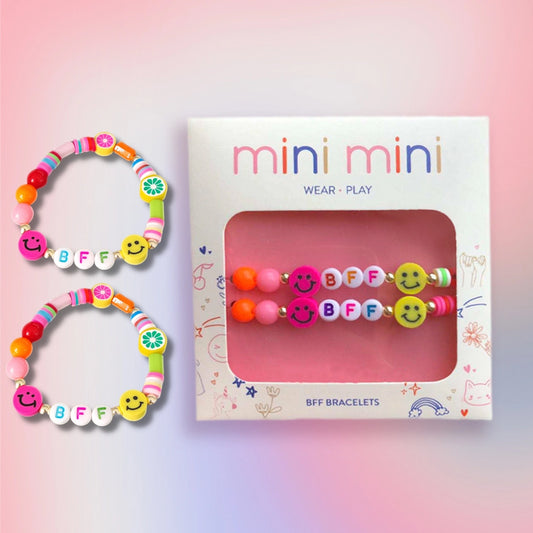 BFF Happy Face Bracelet Set