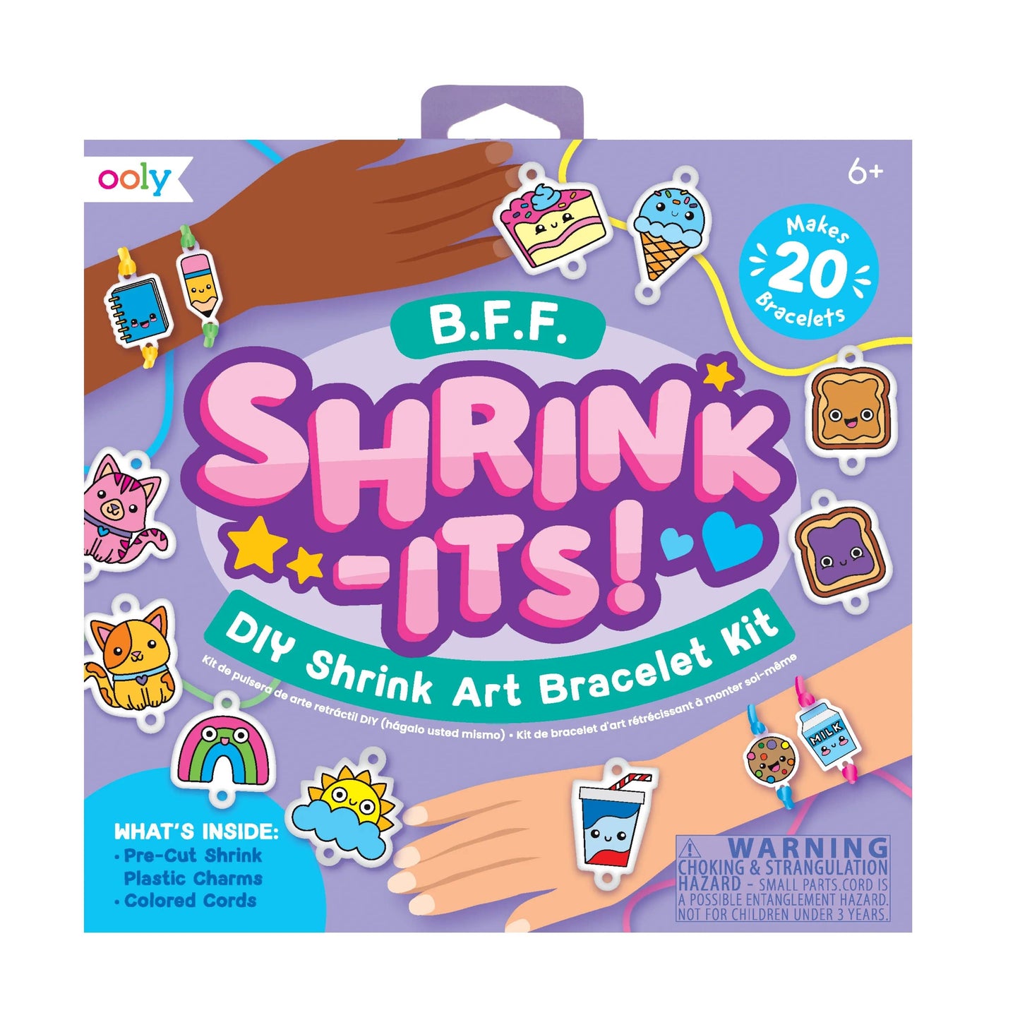 Shrink-Its! D.I.Y. Shrink Art Bracelets Kit B.F.F.