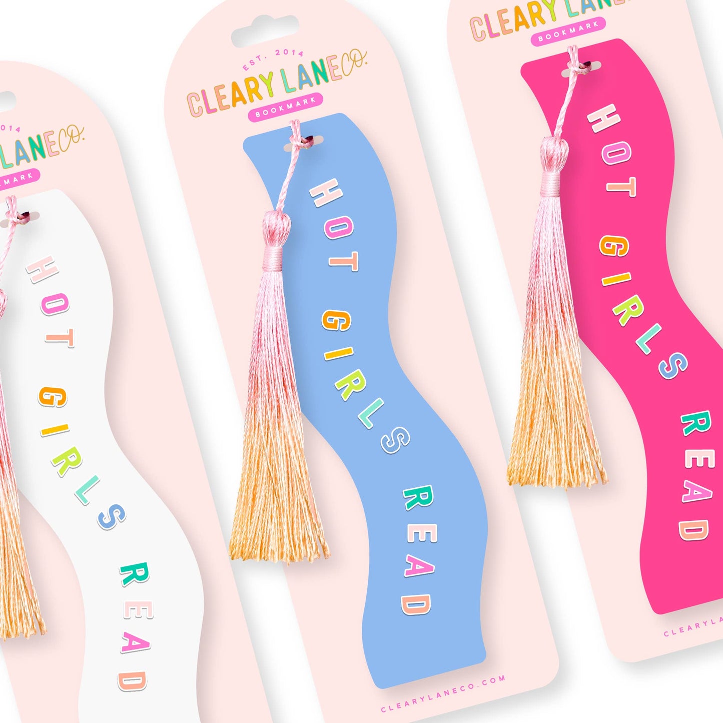 Acrylic Bookmark | Hot Pink Floral Jungle