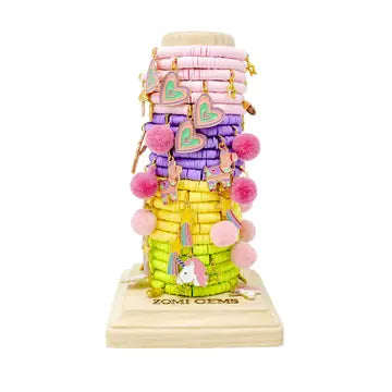 Bright Pom Pom Bracelet Tower