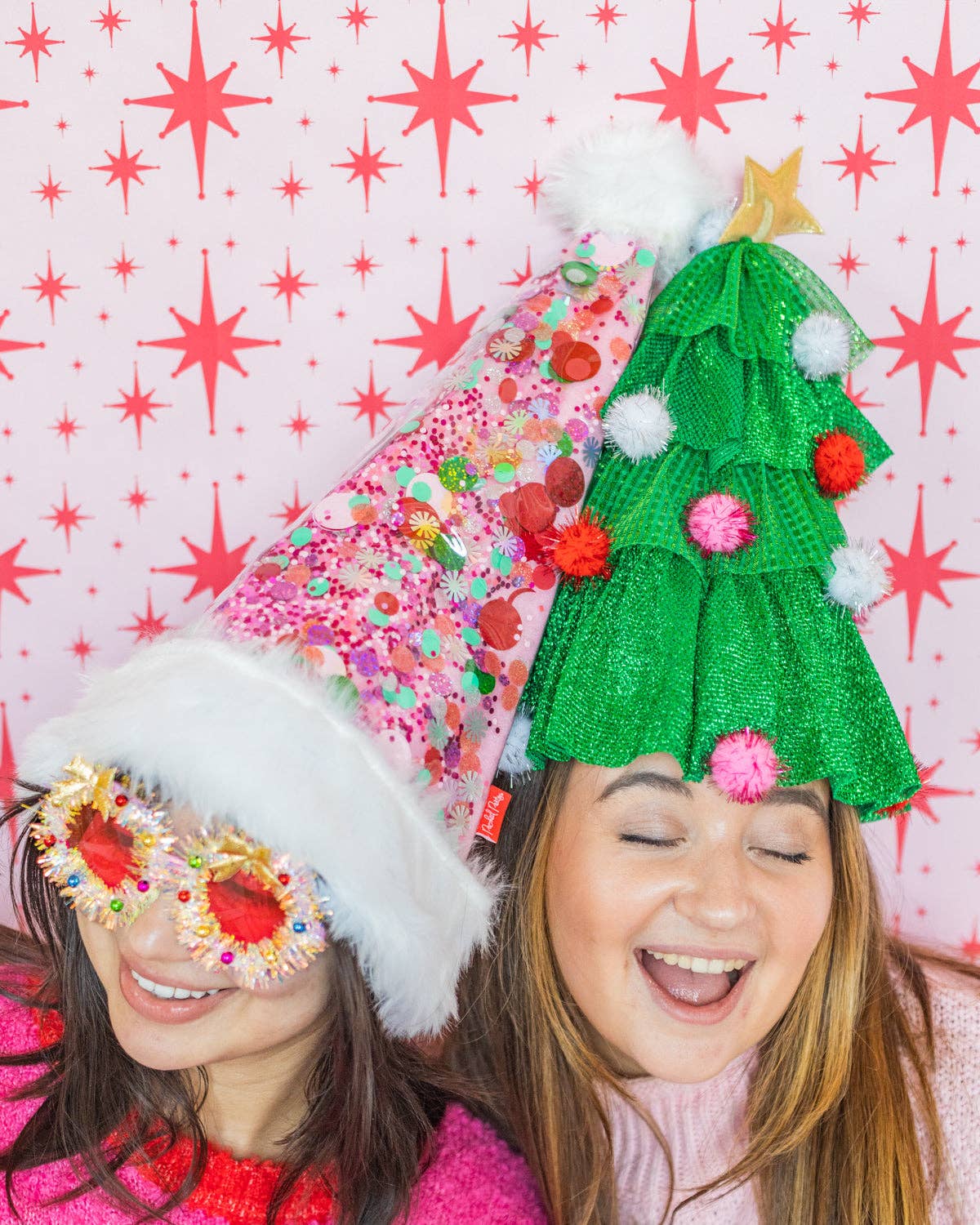 Holly Jolly Christmas Tree Hat