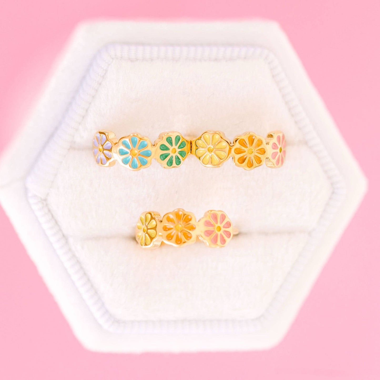 Rainbow Daisy Huggies