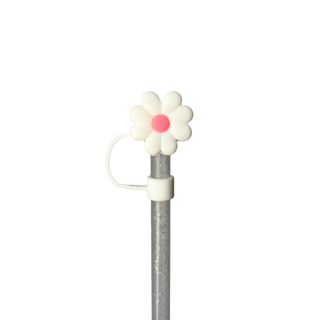 Flower Straw Toppers