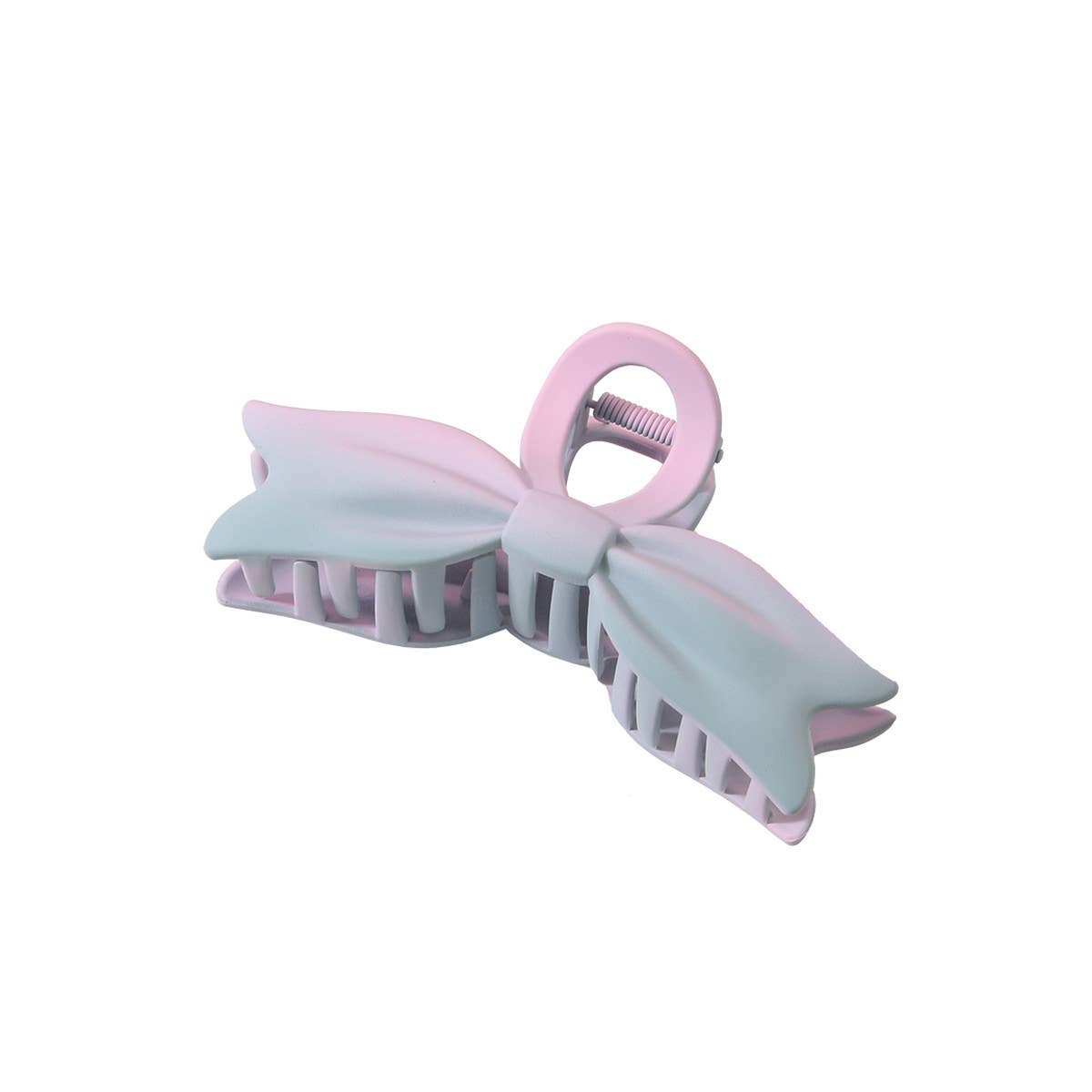 Pink Gradient Bow Claw Clip
