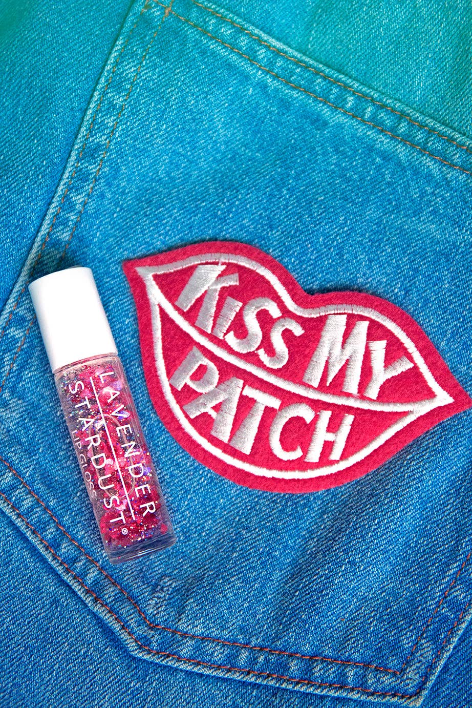 Red Hearts Cherry Stardust Glitter Lip Gloss