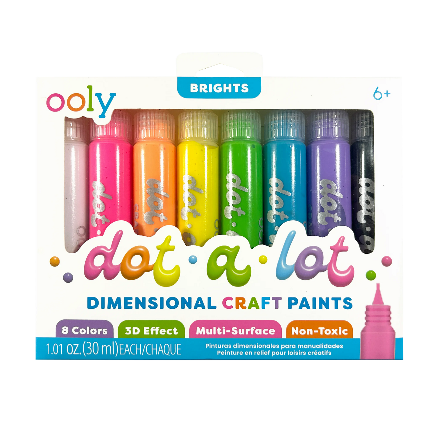 Dot-A-Lot Dimensional Craft Paint  (Set of 8)