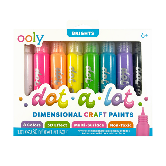 Dot-A-Lot Dimensional Craft Paint  (Set of 8)