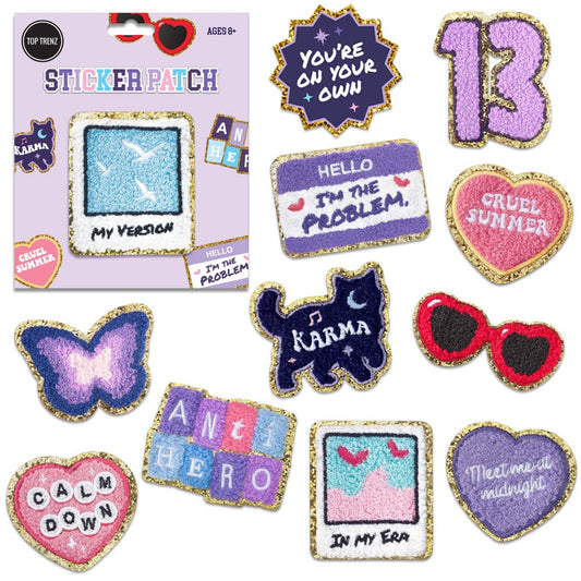Midnight Vibes Chenille Sticker Patch