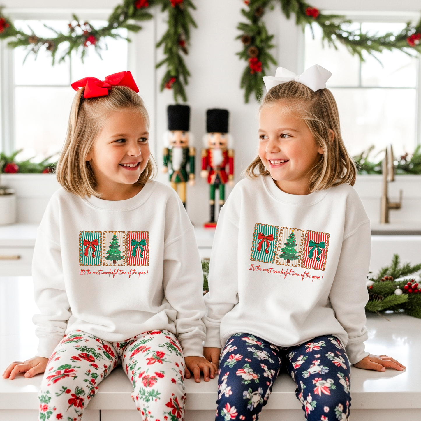 It's the most wonderful time Christmas Kids Sweatshirt