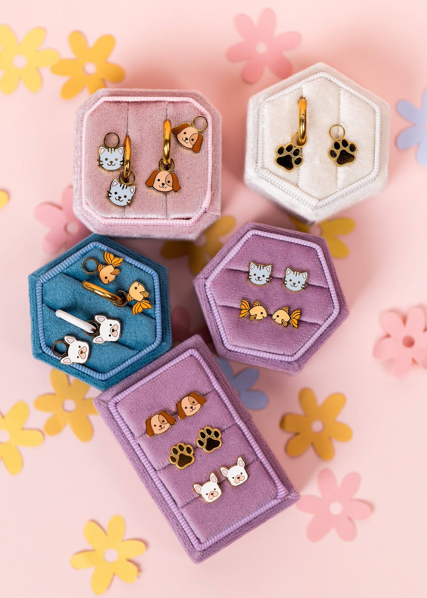 Gray Cat Charms