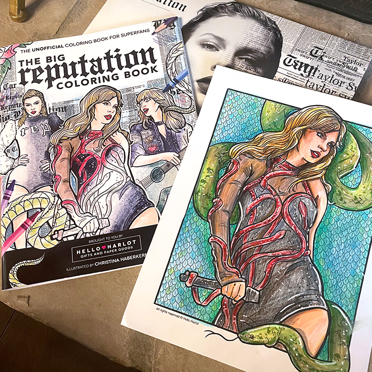 TSwift Reputation Coloring Book