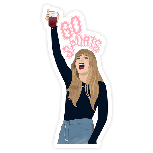 Taylor Swift Go Sports Sticker