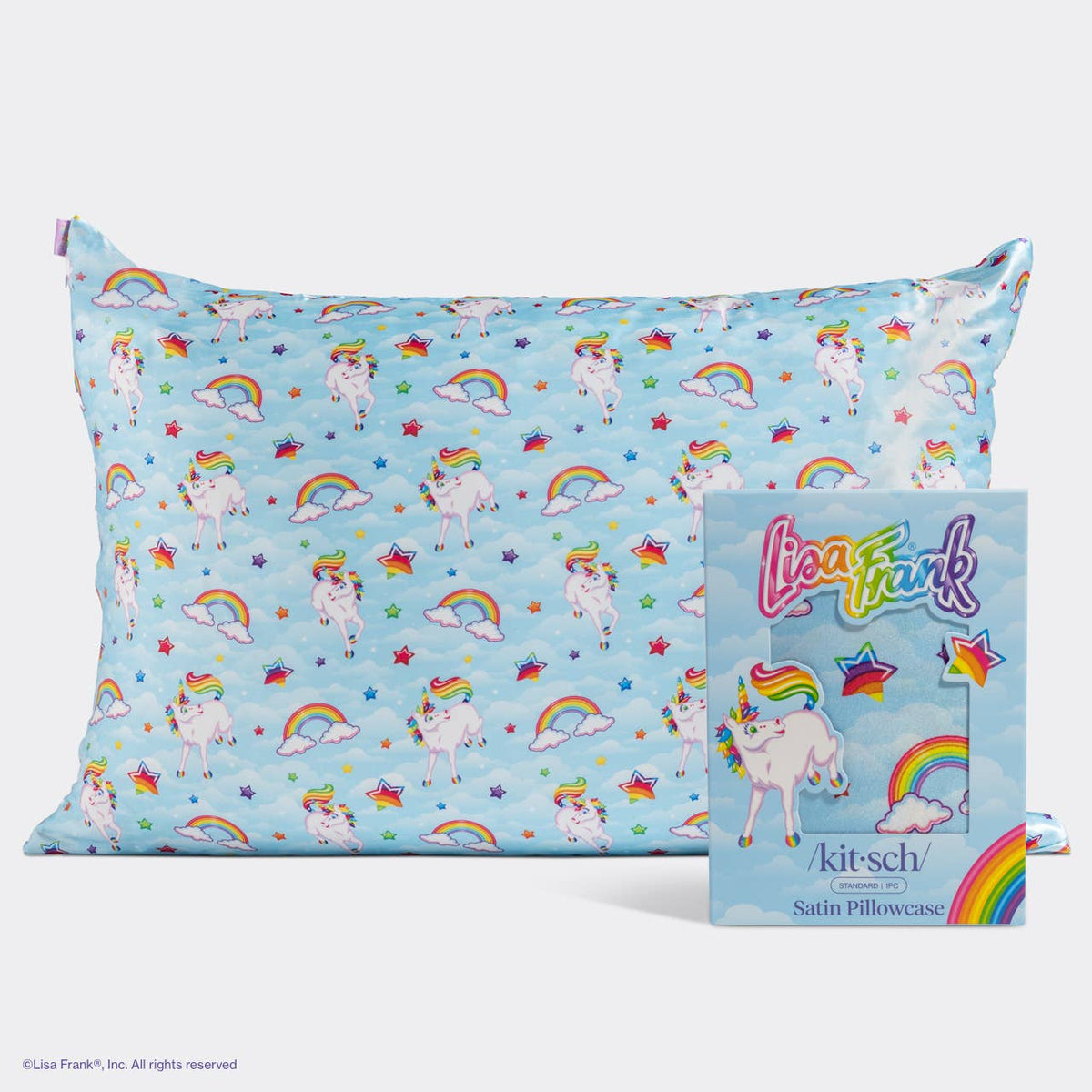 Lisa Frank x Kitsch Standard Satin Pillowcase | Markie