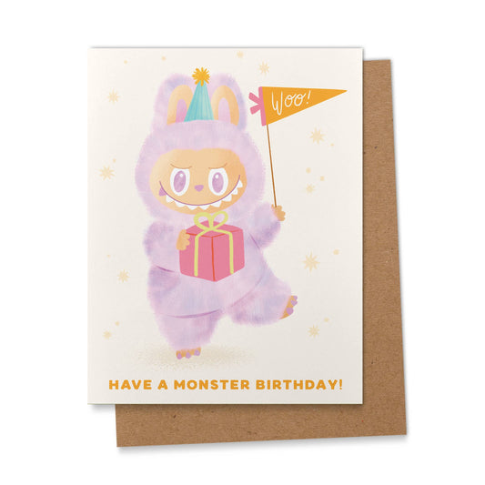 Have a Monster Labubu Birthday Card