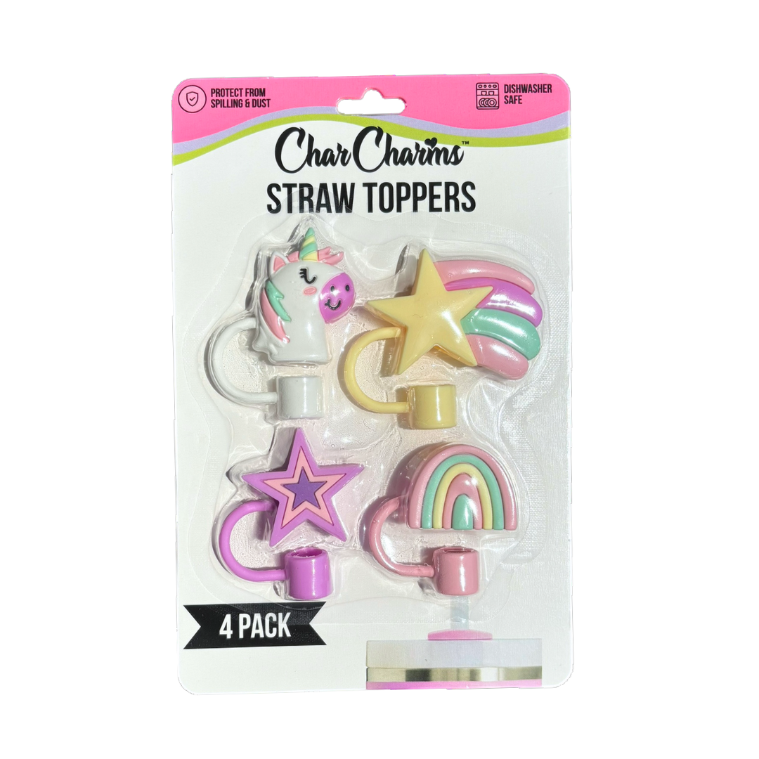 Unicorn Straw Toppers