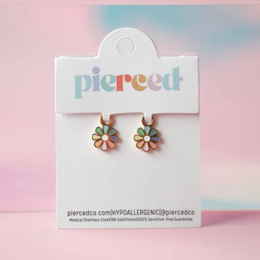 Rainbow Daisy Charms