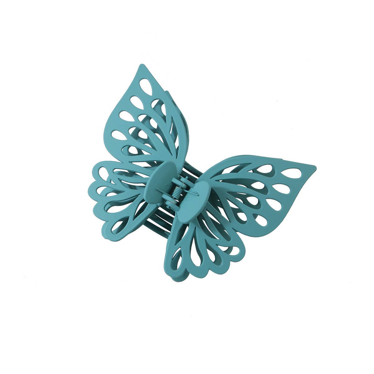 Pink Lg Hollow Butterfly Hair Claw
