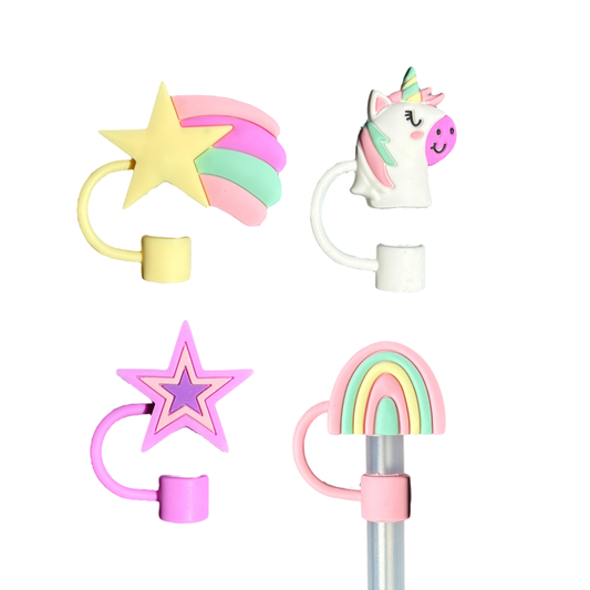 Unicorn Straw Toppers