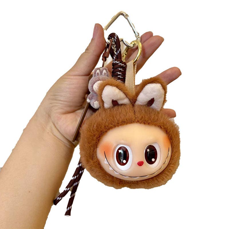 Lalububu Plush Keychain Bag Charm | Light Blue