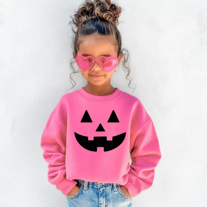 Pink Jack-O'-Lantern Sweatshirt