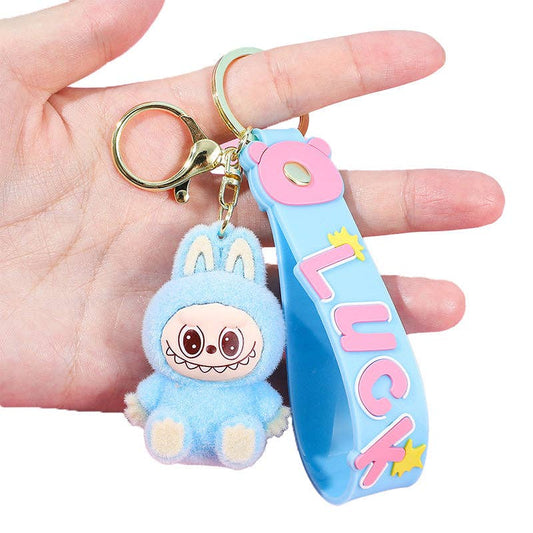 Labubu Silicone Keychain | Blue