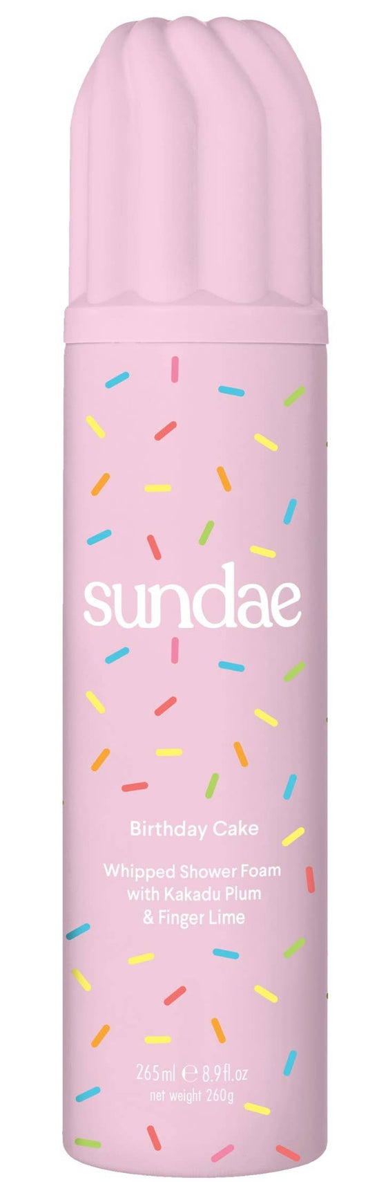 Birthday Cake Whipped Shower Foam