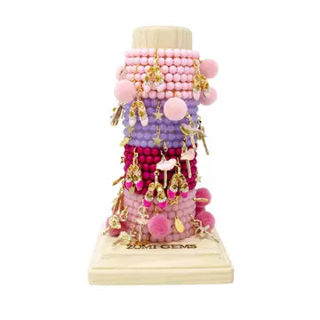 Pink & Purple Dance Bracelet Tower