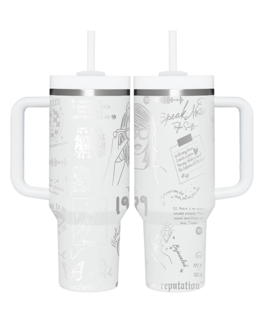 Swiftie Eras Tour Lavender 40oz Tumbler