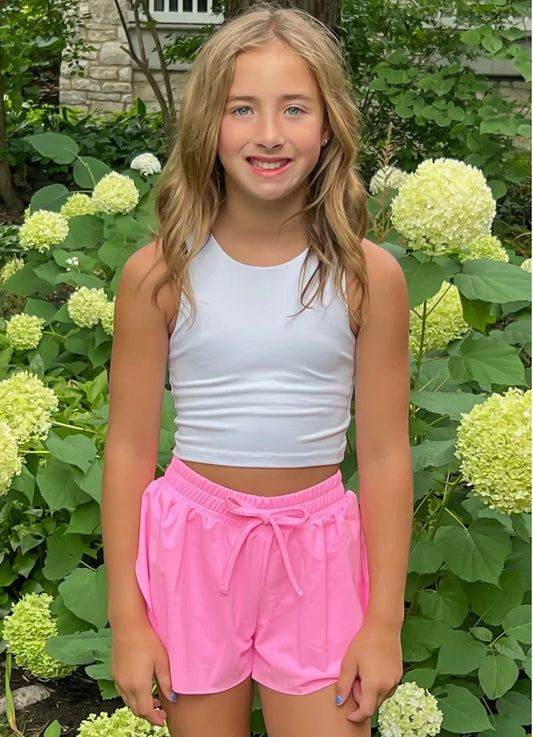 Butterfly Shorts | Cotton Candy Pink