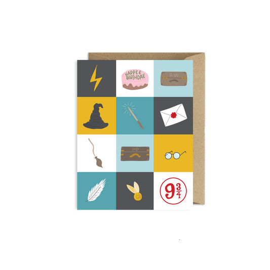 Wizard Illustrations Greeting Card